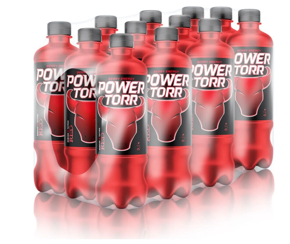 Энергетический напиток Повер тор ред Power Torr Red, 0,5 л х 12 шт  #1