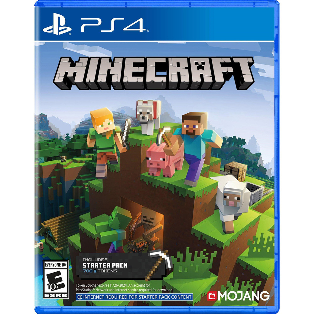 Игра Minecraft Bedrock Edition (PlayStation 4, Русская версия) купить по  низкой цене с доставкой в интернет-магазине OZON (558685706)