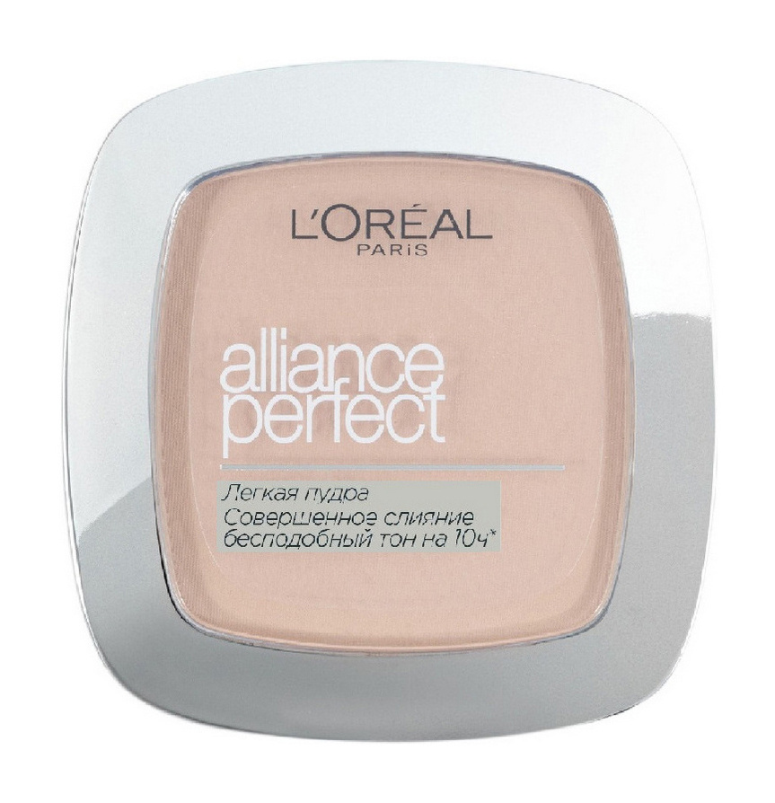 L'OREAL PARIS Пудра компактная Alliance Perfect, 9 г, R2 Ванильно-Розовый  #1