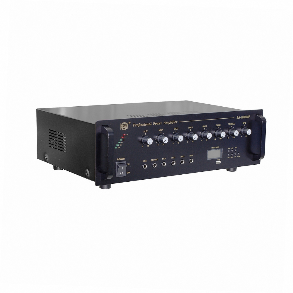 SHOW SA-4800MP - трансляционная система 240 Вт,100, 70В /4,8,16 Ом, встроенный MP3  #1