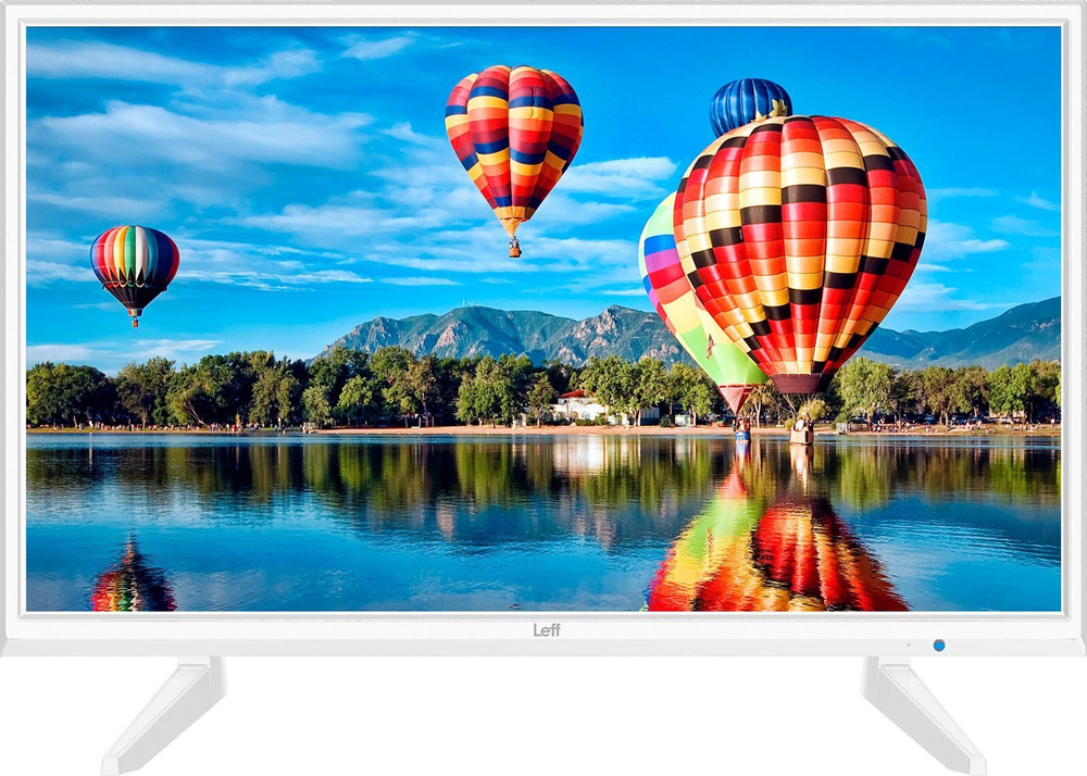 Leff Телевизор LCD WHITE 24H111T, белый 24" HD, белый #1