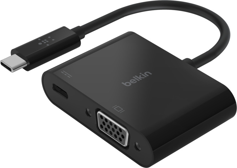 Адаптер (переходник) Belkin USB-C/VGA, черный #1