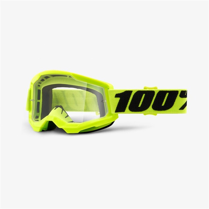 Очки подростковые 100% Accuri 2 Youth Goggle Fluo Yellow / Clear Lens #1