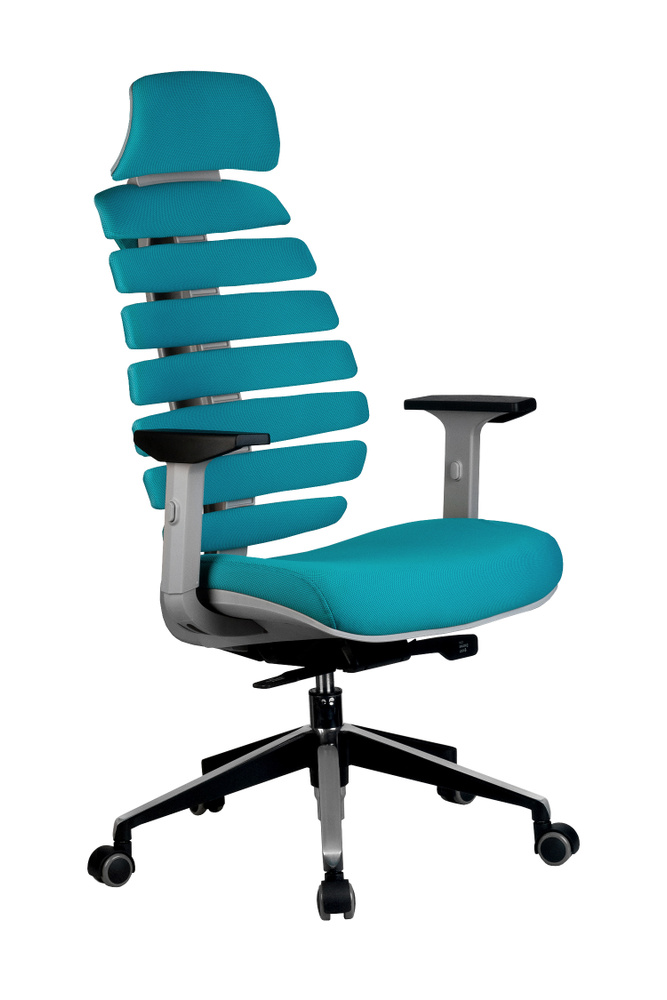 RIVA Chair Кресло руководителя, Ткань, Лазурный #1