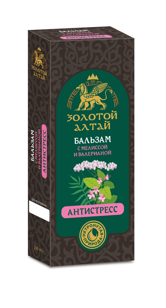 Бальзам Золотой Алтай б/алког Антистресс 250 мл x1 #1