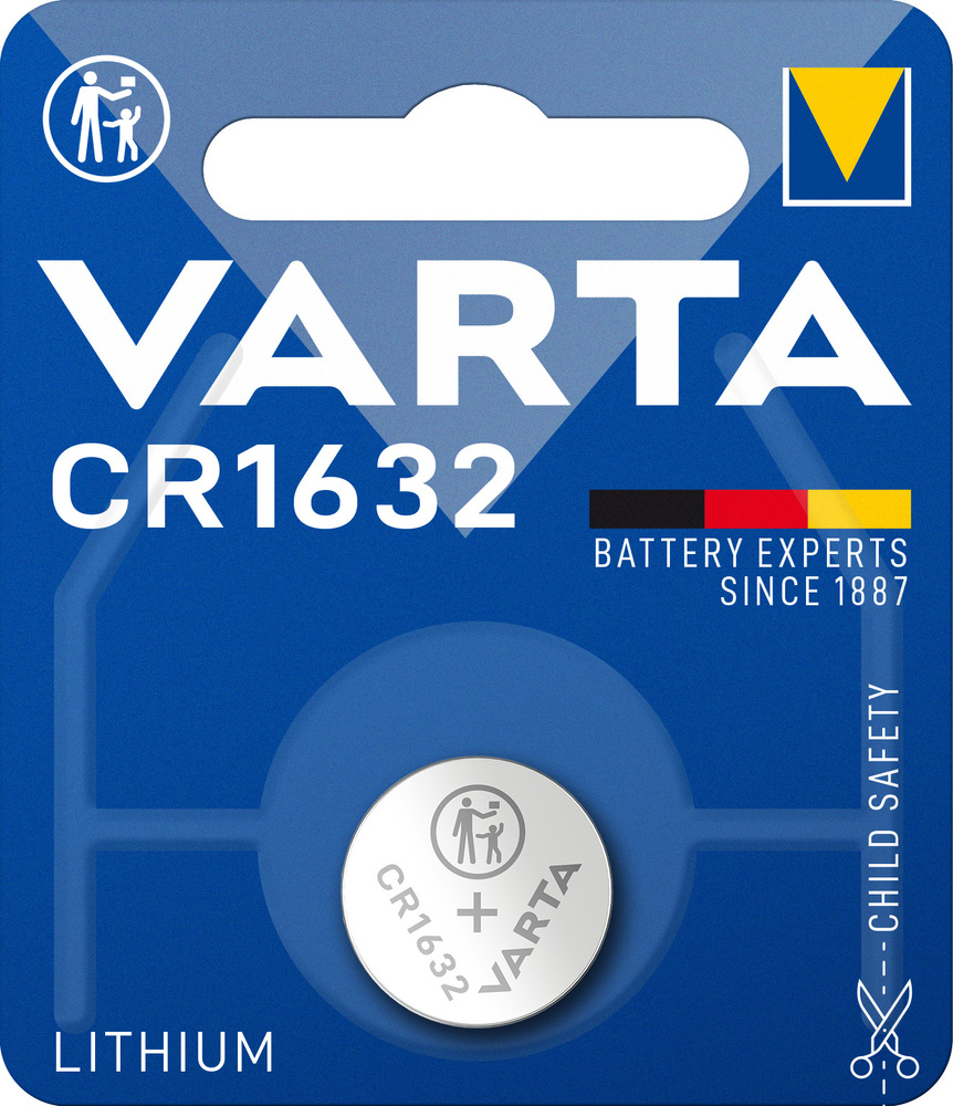 Varta Батарейка CR1632, Литиевый тип, 3 В, 1 шт #1
