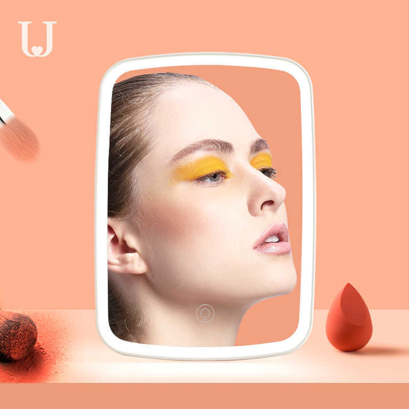 Уцененный товар Зеркало косметическое Xiaomi Jordan Judy LED Makeup Mirror NV026 белое  #1