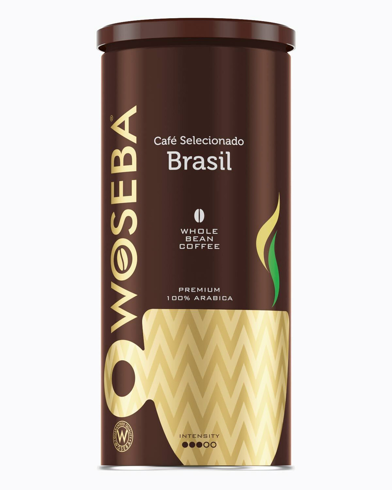 Кофе в зернах Woseba Cafe Selecionado Brasil 500г жестяная банка #1