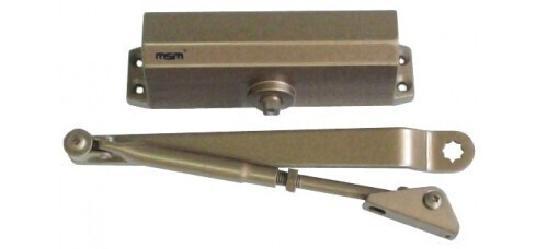 Дверной гидравлический морозостойкий доводчик MSM D100kg BR (коричневый)  #1