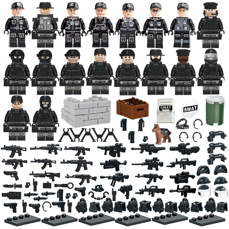 Военные лего фигурки 18 шт. / военные человечки / минифигурки солдаты  #1