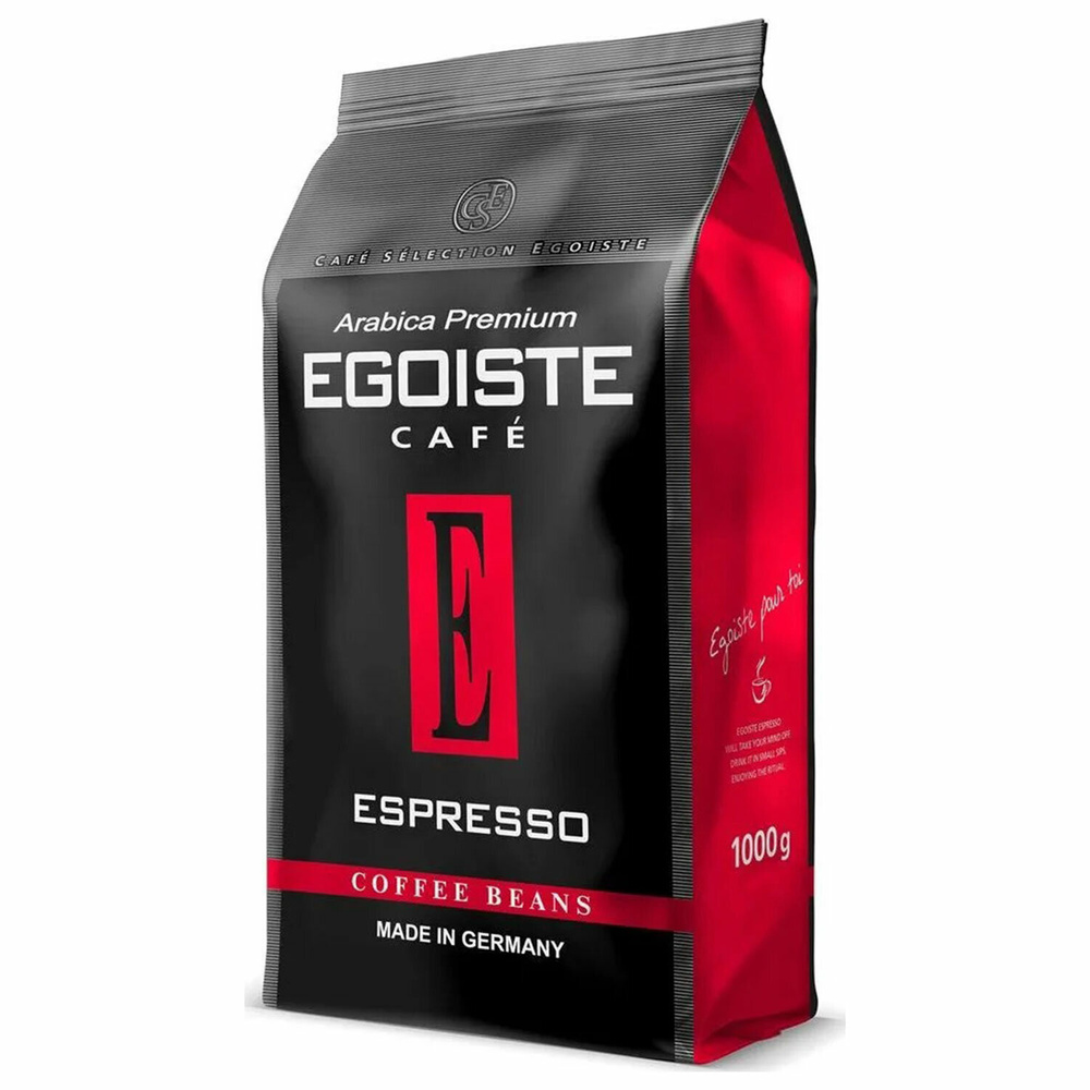 Кофе в зернах EGOISTE "Espresso", арабика 100%, 1000 г, вакуумная упаковка, EG10004021  #1