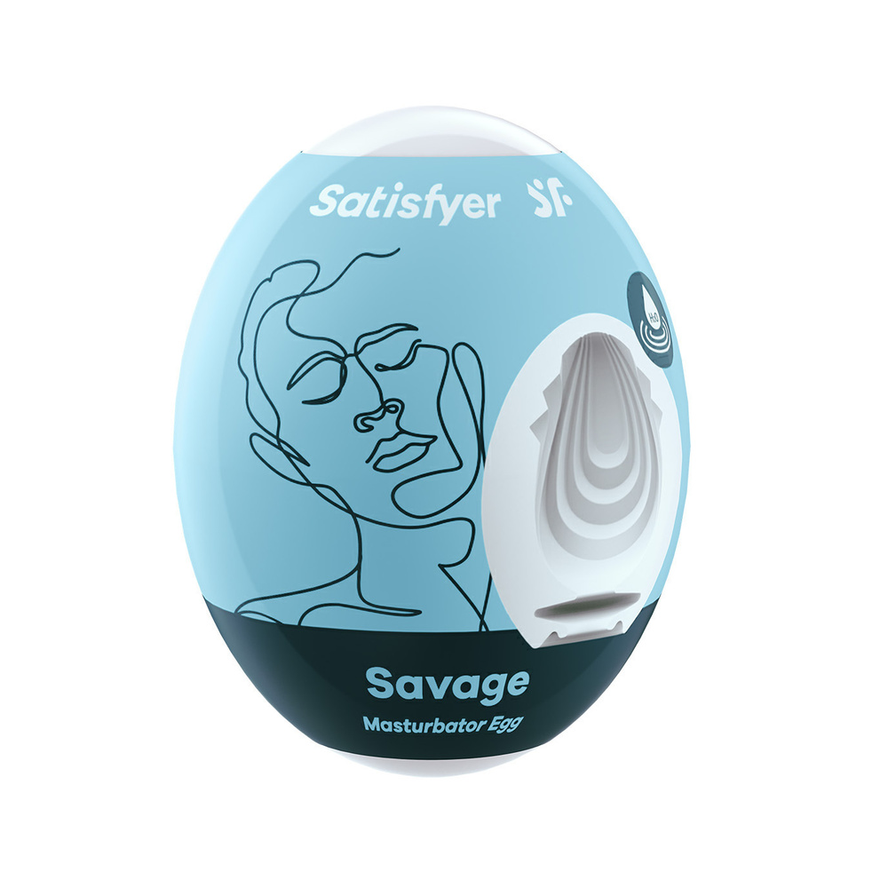 Влажный мастурбатор яйцо Satisfyer Egg Single Savage Сатисфаер #1