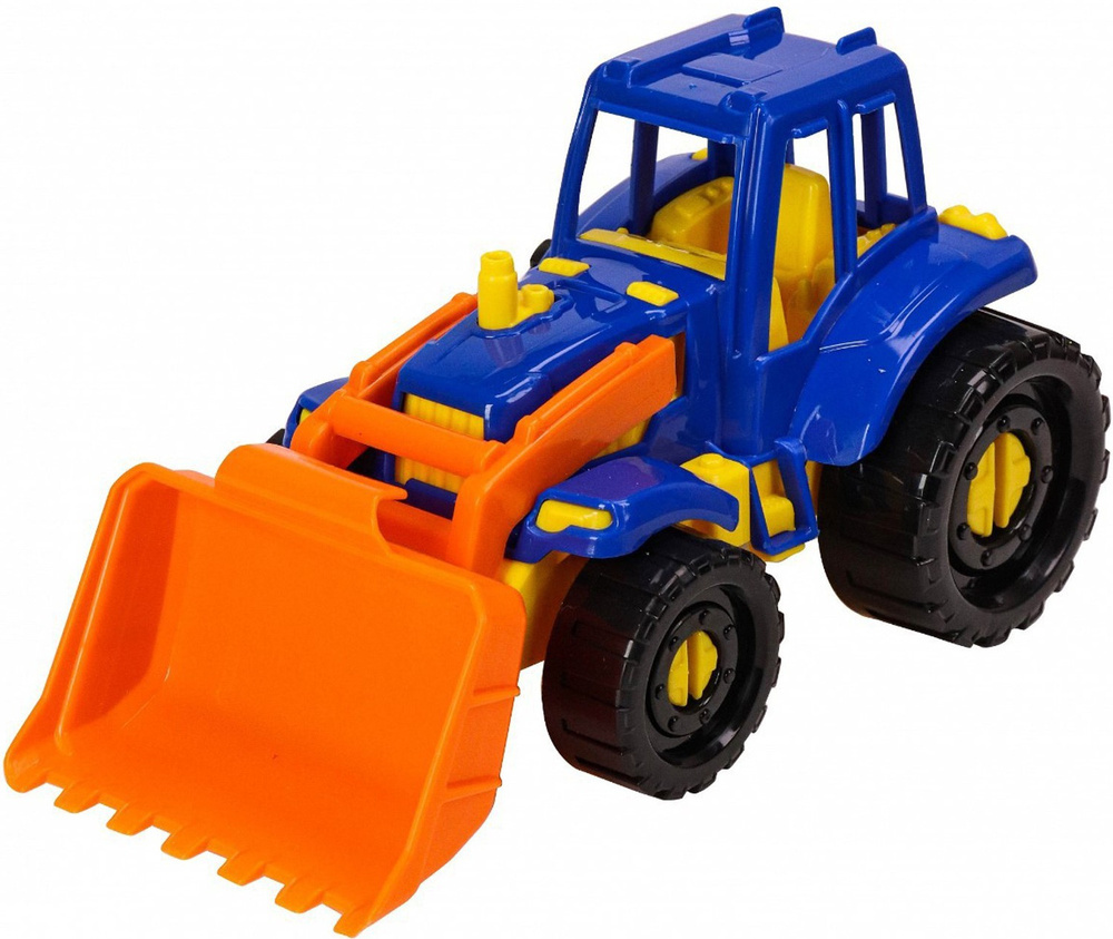 Пластиковая модель Трактор "Иван" Бульдозер Классический для детей, игрушка для песочницы и дома  #1