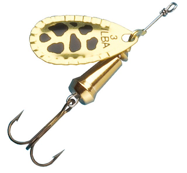 Блесна рыболовная вертушка для рыбалки на хищника / щуку / судака / окуня SPARK Eco "Gold/black" №1 (Ilba), #1