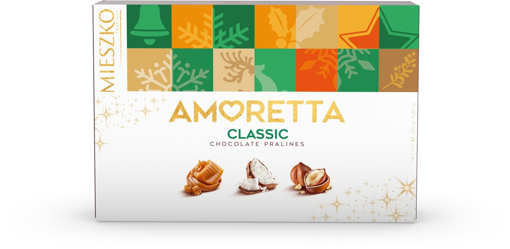 Подарочный набор конфет MIESZKO "Amoretta Classic" ассорти, 139 г #1