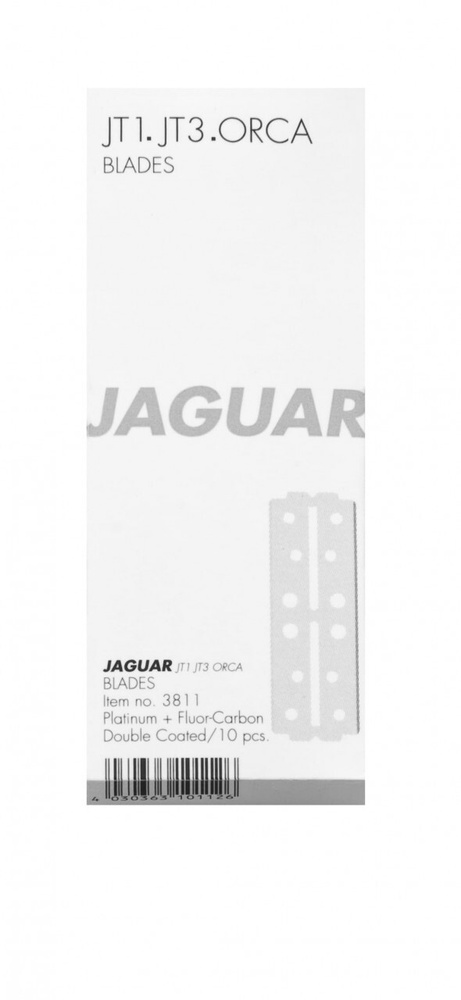 Jaguar Лезвия сменные к бритве JT1, JT3, ORCA 62 мм 10 шт 3811 #1