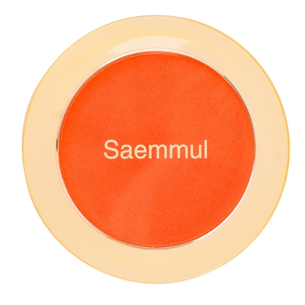 The Saem, blusher Румяна saemmul single blusher or01 mandarine kiss 5гр #1