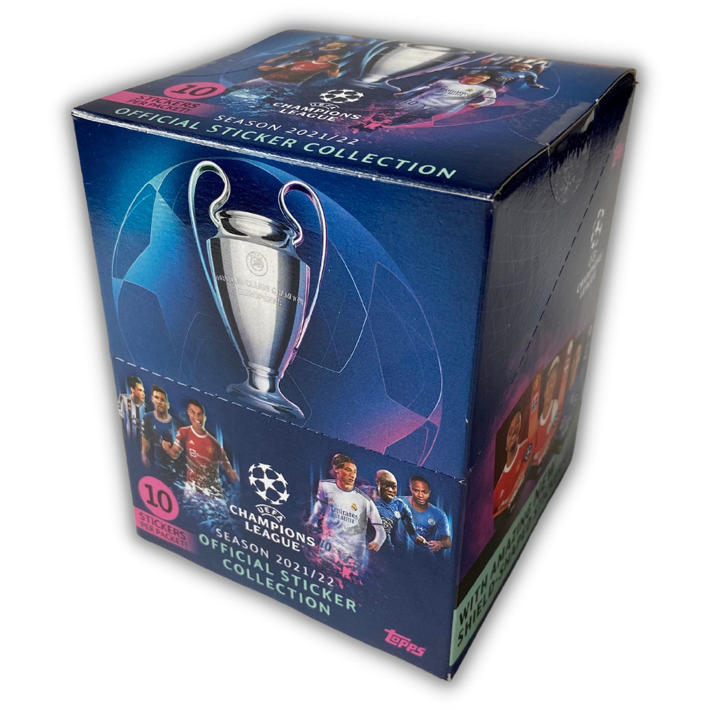 Блок наклеек Topps Лига Чемпионов УЕФА 2021/22 (UEFA Champions League) 50  пакетиков по 10 неклеек / Подарочный набор не панини ( panini ) - купить с  доставкой по выгодным ценам в интернет-магазине OZON (494320471)