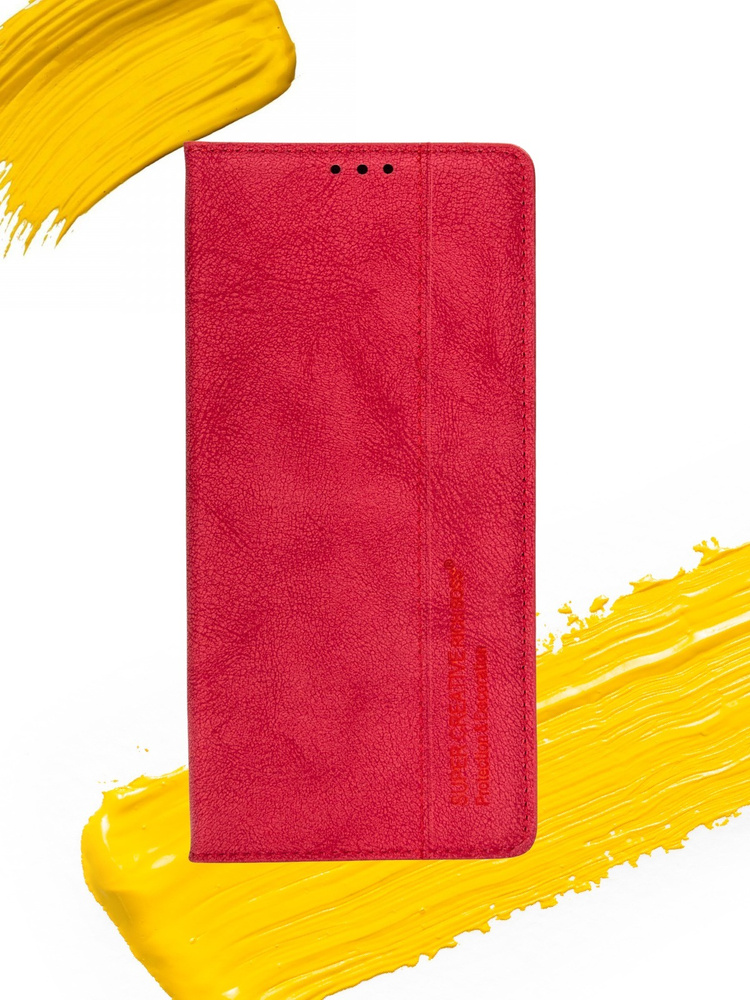 Чехол книжка Super Creative для Xiaomi Poco X3 & Poco X3 Pro / поко х3 и поко х3 про красный  #1