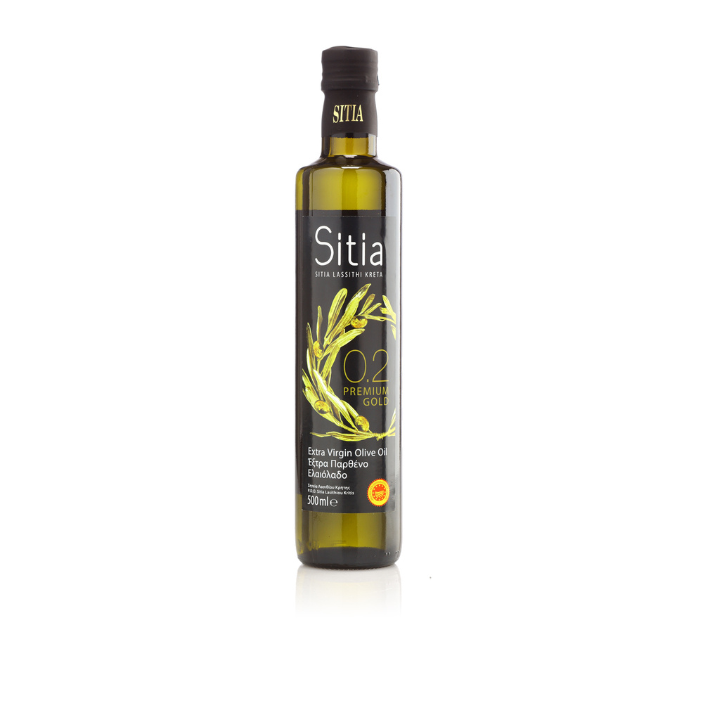 Оливковое масло SITIA 0,2 Extra Virgin, холодного отжима, Греция, 500 мл, стекло  #1