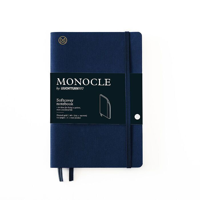 Блокнот Leuchtturm1917 Monocle B6+ (12.5x19см.), 80г/м2, 128 стр. (64 л.), в точку, мягкая обложка  #1