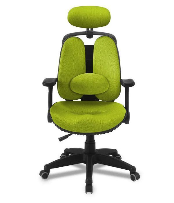 Компьютерное кресло серия Synif мод. Inno Health (Каркас черный/спинка ткань зеленая/сидение ткань зеленая) #1