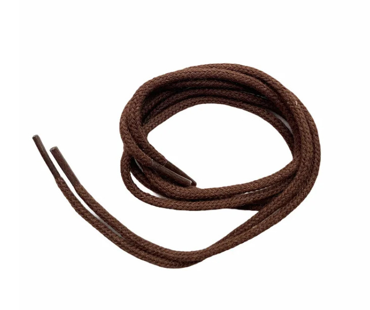 Шнурки Perfect круглые тонкие (коричневые), 45 см #1