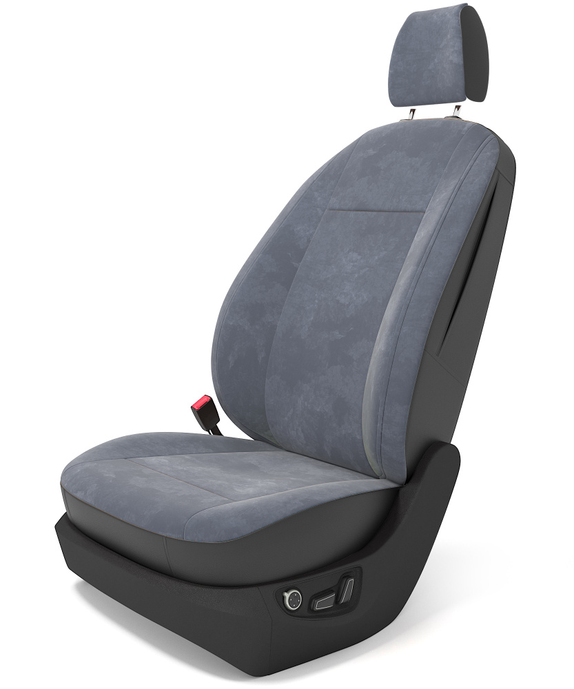 Чехлы на сиденья Nissan Terrano 3 D10 / Авточехлы на сидения Ниссан Террано 3 (2017 2018 2019 2020) Алькантара #1