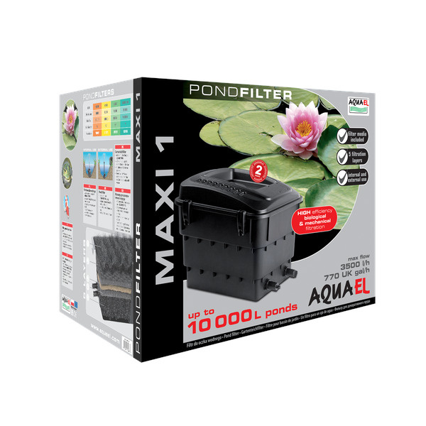 Фильтр для пруда Aquael Maxi 1 непогружной/погружной до 10 куб. м.  #1