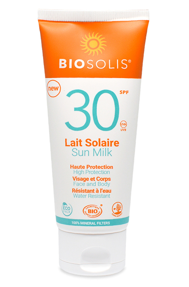 BioSolis Натуральное солнцезащитное молочко для лица и тела SPF 30 100 мл  #1