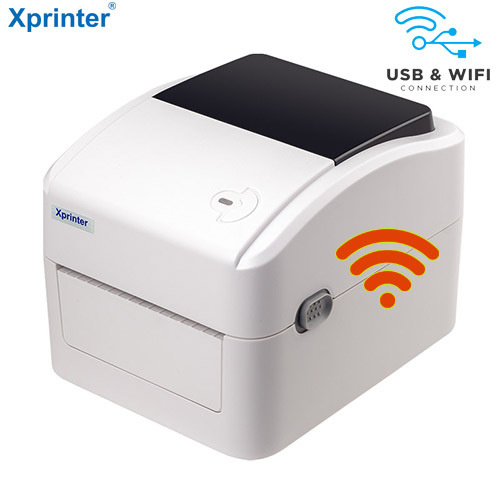Xprinter Принтер для наклеек/этикеток термо XP-420BWiFi-White, белый  #1