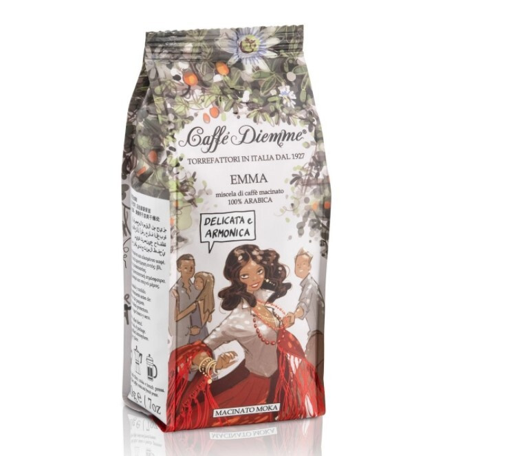   Кофе молотый Caffe Diemme Blend Emma 200 г #1