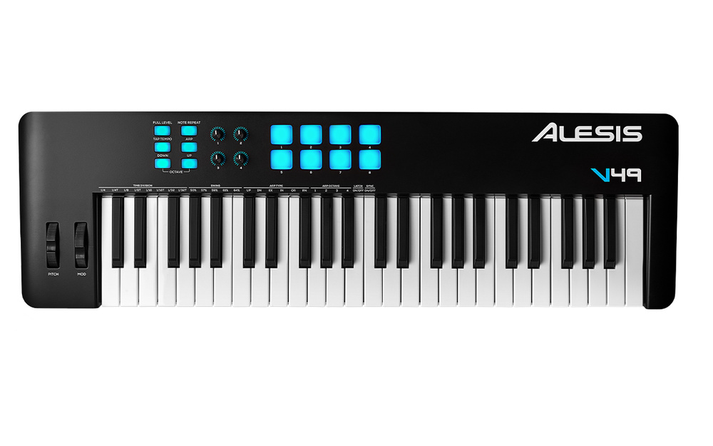 ALESIS V49 MKII USB/MIDI-клавиатура контроллер с 49 динамическими клавишами  #1