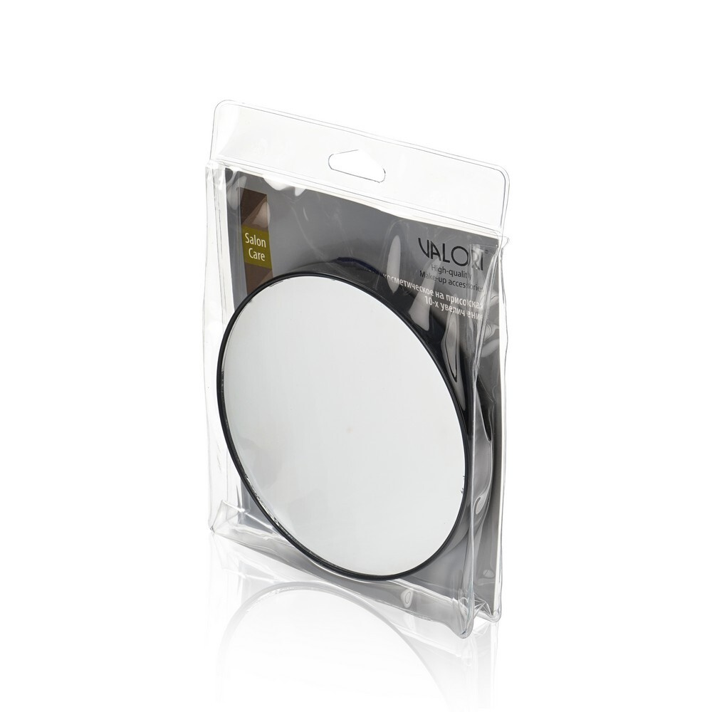Зеркало косметическое Valori D13 см,10-кратное увеличение для макияжа, бритья  #1