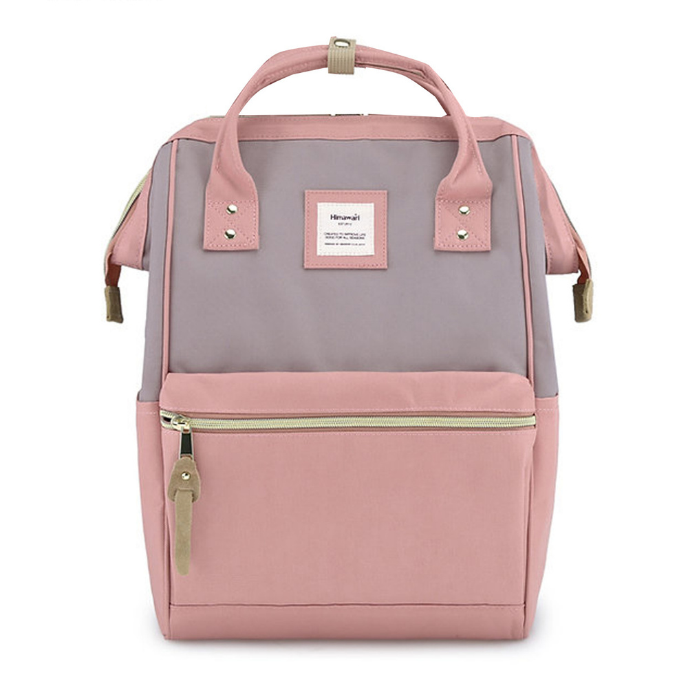 Рюкзак спинка мягкая, 40*28*17 см, 1 отделение, розовый HIMAWARI 205902  #1
