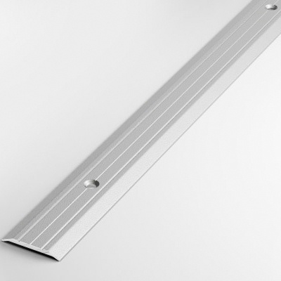 Порог напольный стыкоперекрывающий одноуровневый 25x3 мм, длина 1,35 м, профиль-порог алюминиевый Лука #1