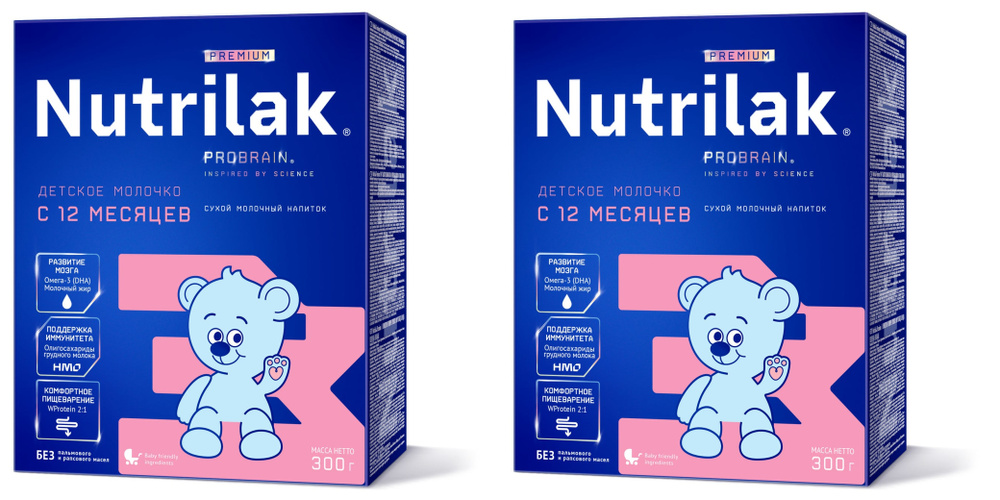 Молочная смесь Nutrilak Premium 3, с 12 месяцев, 300 грамм * 2 пачки #1