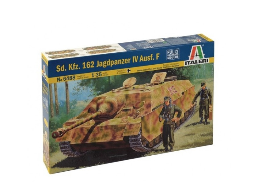 6488 Italeri сборная модель Немецкая САУ Sd.Kfz.162 Jagdpanzer IV Ausf.F L/48 поздний выпуск (1:35)  #1