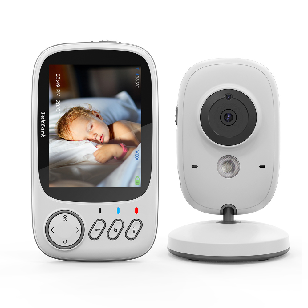 Беспроводная видеоняня Baby Monitor TakTark BM603 3,2 дюйма, Двухсторонний домофон, Автоматическое ночное #1