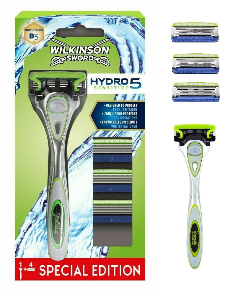 Wilkinson Sword /Schick Hydro 5 Sensitive / Станок мужской бритвенный Hydro5 с 4 кассетами.  #1