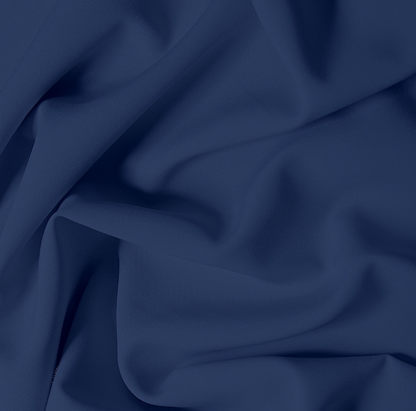Ткань Габардин стрейч Белый Лебедь ш-150см темно-синий (НА ОТРЕЗ)  #1