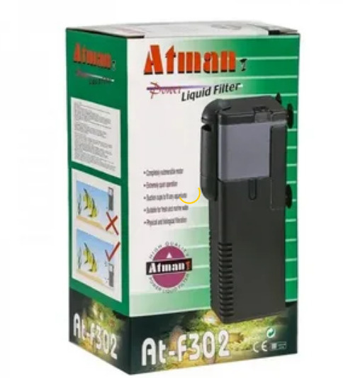 Фильтр для аквариума - фильтр внутренний Atman AT-F302 для аквариумов до 60 литров, 450 л/ч, 6,5W  #1