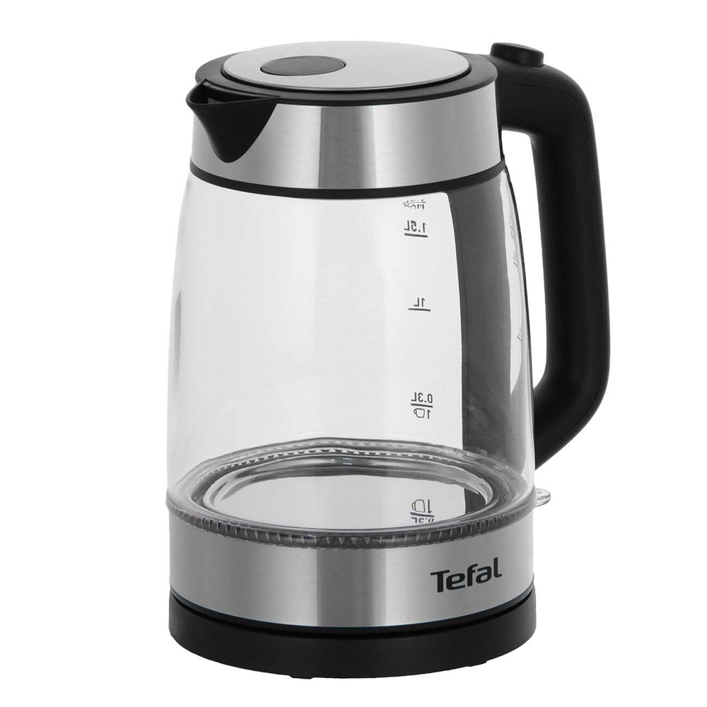 Tefal Электрический чайник KI700830, черный, серебристый #1