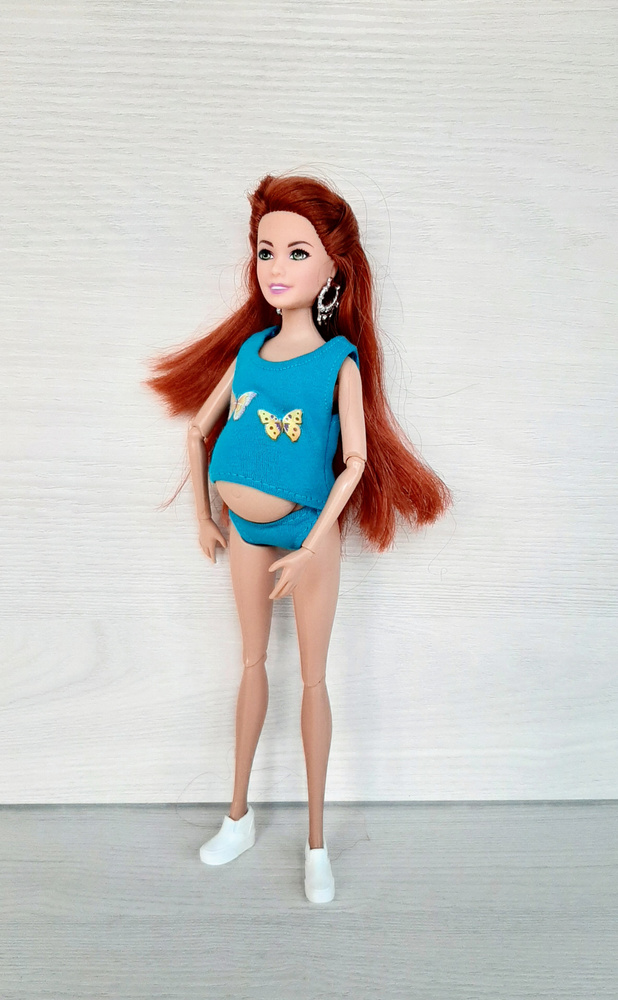 Комплект одежды для беременной куклы "София" #1