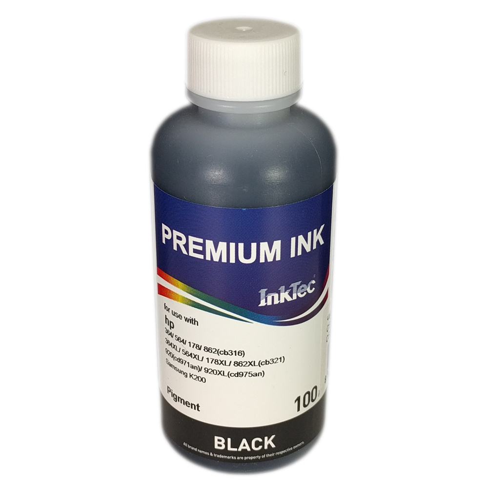 Чернила для HP (178) CB316/CB321 (100мл,black, Pigment) H7064-100MB InkTec #1
