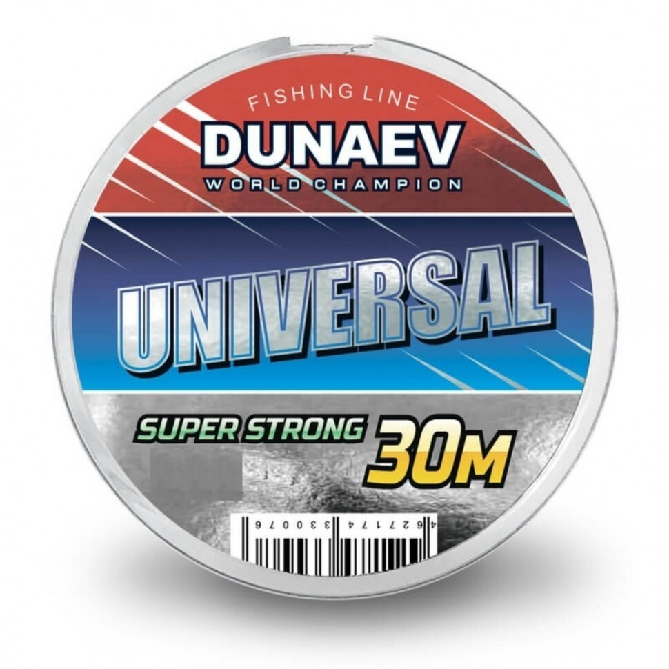 Леска Dunaev UNIVERSAL 30м 0.28мм 7.0кг #1