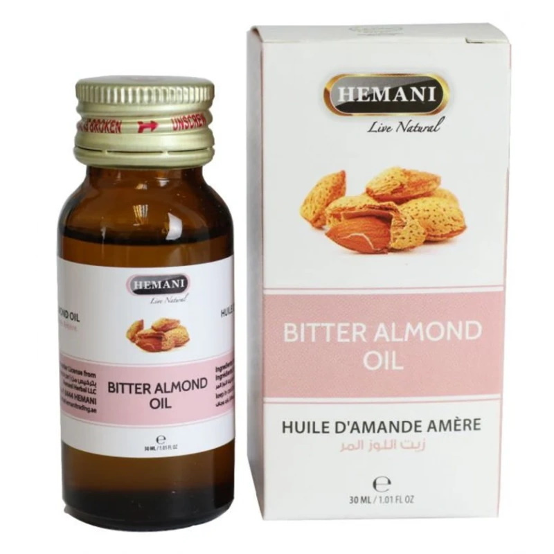HEMANI Bitter Almond/Масло горького миндаля, косметическое, 30 мл #1