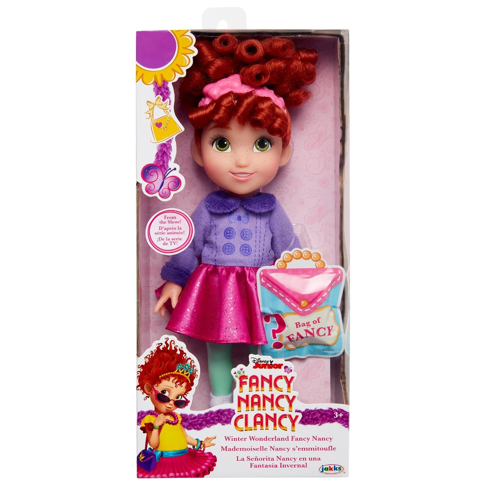 Кукла Дисней Фенси Ненси на коньках / Fancy Nancy (25см) #1
