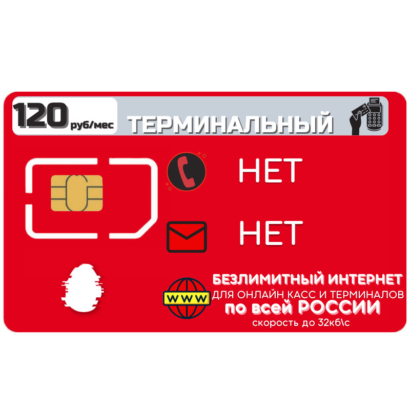 SIM-карта Комплект готовый Sim карта Безлимитный интернет Тариф 120 р м 4G LTE Unlim Sim nano micro standart #1