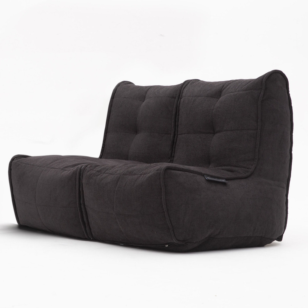 ambient lounge Бескаркасный диван Диван, Текстиль, Размер XL,черный  #1